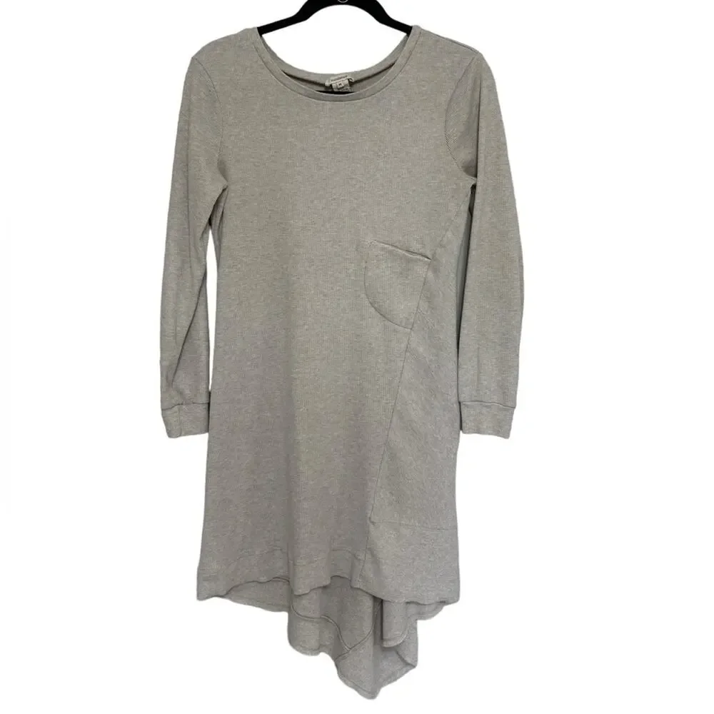 Sundance Thea Thermal Lagenlook Asymmetrical Mini Dress - Size M
